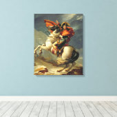 ナポレオン1800年5月20日アルプス横断 キャンバスプリント (インサイチュ (ウッドフロア))