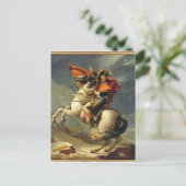 ナポレオン1800年5月20日アルプス横断 ポストカード (スタンド正面)