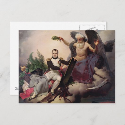 ナポレオン1833年以前にタイムによって王位を獲得 ポストカード (正面/裏面)