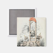 ナポレオン3世オットーの戯画 マグネット (正面/裏面)