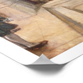 ナポレオン・アフター・ウォータールー(油・オン・キャンバス) ポスター (角)