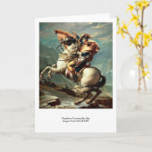 ナポレオン、アルプス横断 カード (黄色い花)