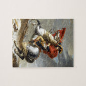 ナポレオン、アルプス横断 ジグソーパズル (横)