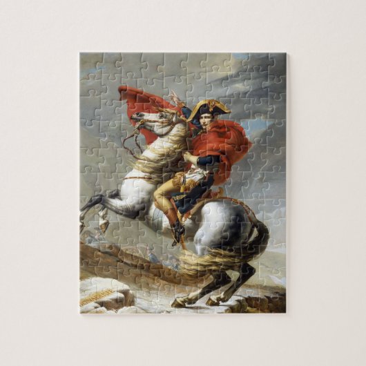 ナポレオン、アルプス横断 ジグソーパズル (縦)