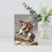 ナポレオン、アルプス横断 ポストカード (スタンド正面)