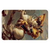 ナポレオン、アルプス・ジャック・ルイ・ダビデ交差点 マグネット (横)