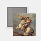 ナポレオン、アルプス・ジャック・ルイ・ダビデ交差点 マグネット (正面/裏面)