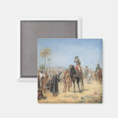 ナポレオン、エジプトのオアシスに到着(缶油) マグネット (正面/裏面)