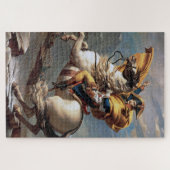 ナポレオン・クロッシング・ザ・アルプス、ジャック・ルイ・ダビデ ジグソーパズル (横)