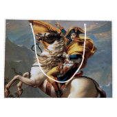 ナポレオン・クロッシング・ザ・アルプス、ジャック・ルイ・ダビデ ラージペーパーバッグ (裏面)