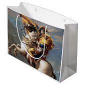 ナポレオン・クロッシング・ザ・アルプス、ジャック・ルイ・ダビデ ラージペーパーバッグ (裏面アングル)