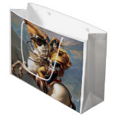 ナポレオン・クロッシング・ザ・アルプス、ジャック・ルイ・ダビデ ラージペーパーバッグ (正面アングル)