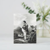 ナポレオン、セントヘレナ島、1820年 ポストカード (スタンド正面)