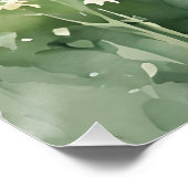 ：ナポレオン・ヒル引用文、ランドスケープ水彩 ポスター (コーナー)