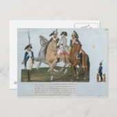 ナポレオン・ボナパルトとバルソヴィアン戦士団 ポストカード (正面/裏面)