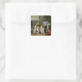 ナポレオン・ボナパルトと甥のポートレート スクエアシール (バッグ)