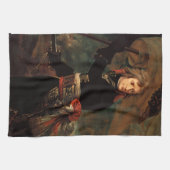 ナポレオン・ボナパルトのアルコールの戦いのラリー キッチンタオル (横)