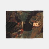 ナポレオン・ボナパルトのアルコールの戦いのラリー フリースブランケット (正面(横))