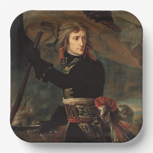 ナポレオン・ボナパルトのアルコールの戦いのラリー ペーパープレート (正面)