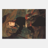 ナポレオン・ボナパルトのアルコールの戦いのラリー ラッピングペーパーシート (正面)