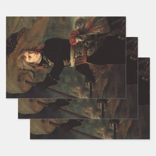 ナポレオン・ボナパルトのアルコールの戦いのラリー ラッピングペーパーシート (セット)