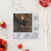 ナポレオン・ボナパルトのアルコールの戦いのラリー 縁ありカクテルナプキン (インサイチュ)