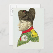 ナポレオン・ボナパルトの風刺画 ポストカード (正面/裏面)