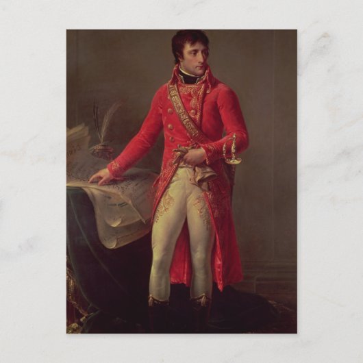 ナポレオン・ボナパルト第1領事1802 ポストカード (正面)