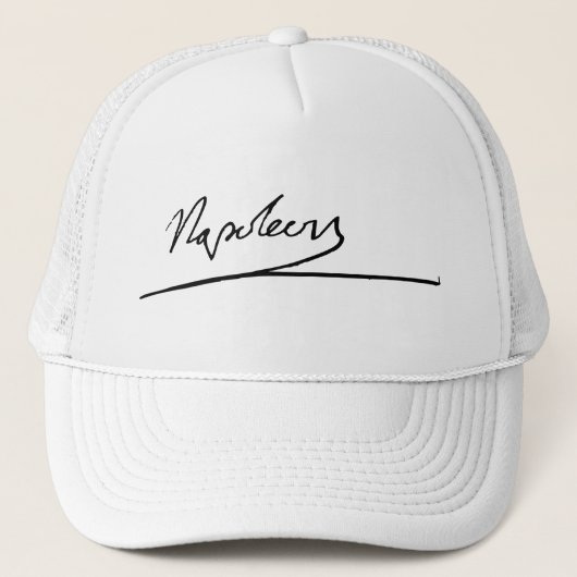 ナポレオン・ボナパルト署名 キャップ (正面)