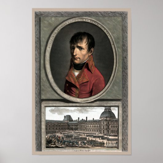 ナポレオン・ボナパルト – 部隊レビュー ポスター (正面)