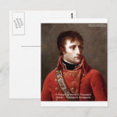 ナポレオン「1000語」ティー、マグカップ、カード、ギフトなど ポストカード (正面/裏面)