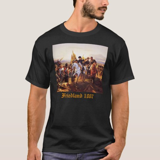 ナポレオンFriedland 1807年 Tシャツ (正面)