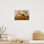 ナポレオンIの寝室のインテリア1800-03 ポスター (キッチン)