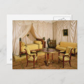 ナポレオンIの寝室のインテリア1800-03 ポストカード (正面/裏面)