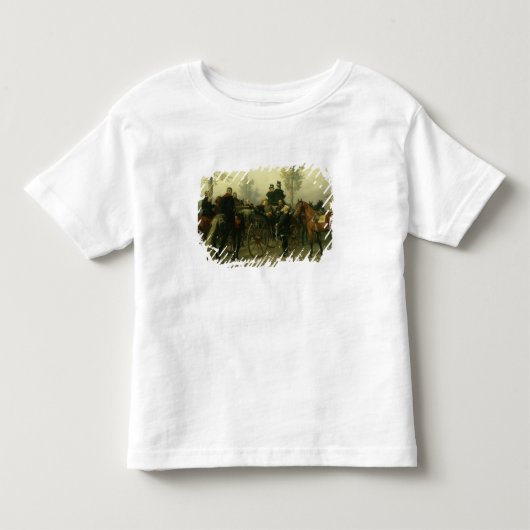 ナポレオンIIIおよびビスマルク トドラーTシャツ (正面)
