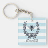 ナポレフランスのオン回転ヴィンテージビー像 キーホルダー (正面)