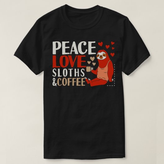 ナマケコーヒー Tシャツ (デザイン正面)