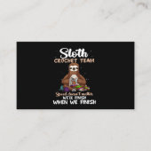 ナマケチ編みチームのスピードは関係ない 名刺 (正面)