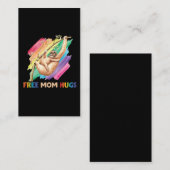 ナマケマが虹のかわいい子どもと母親を抱く 名刺 (正面/裏面)