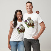 ナマケモノが亀に乗る クラシックTシャツ Tシャツ (ユニセックス)
