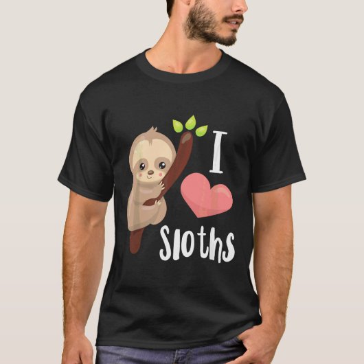 ナマケモノが大好き Tシャツ (正面)