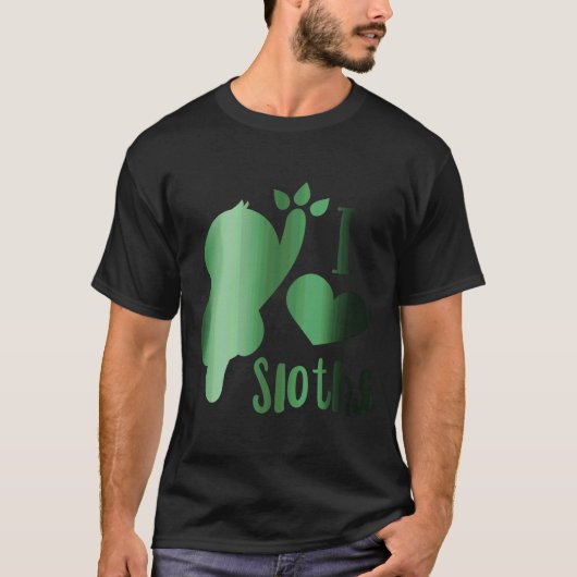 ナマケモノが大好き Tシャツ (正面)