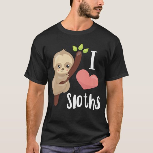 ナマケモノが大好き Tシャツ (正面)