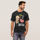 ナマケモノが大好き Tシャツ (正面フル)