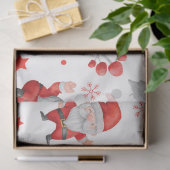 ナマケモノとキツネカスタマイズ文字と名前 薄葉紙 (ギフト)