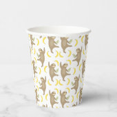 ナマケモノとバナナ 紙コップ (右)