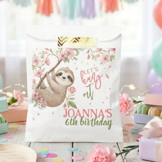 ナマケモノと遊ぼう キッズの誕生日 フェイバーバッグ