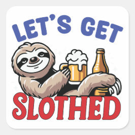 ナマケモノにしよう スクエアシール