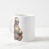 ナマケモノのように眠い コーヒーマグカップ (正面左)