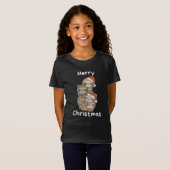ナマケモノのクリスマスツリー Tシャツ (正面フル)